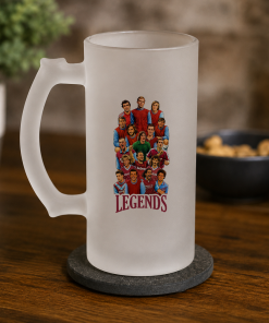 West Ham Club Legends Frosted Beer Glass