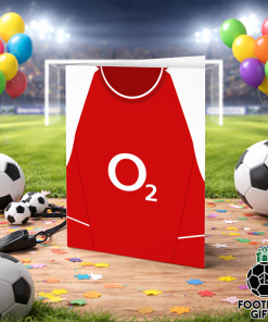 Alternative view of Arsenal Home Shirt 2004 Greeting Card Classic Kits Name & Number