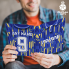 Birmingham City Home Shirt 1992 Greeting Card Classic Kits Name & Number