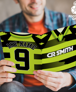 Celtic Away Shirt 1997 Greeting Card Classic Kits Name & Number