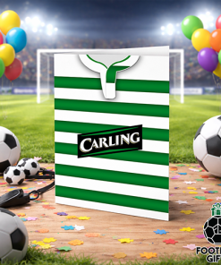 Alternative view of Celtic Home Shirt 2003 Greeting Card Classic Kits Name & Number