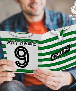 Celtic Home Shirt 2003 Greeting Card Classic Kits Name & Number