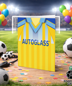 Alternative view of Chelsea Away Shirt 1997 Greeting Card Classic Kits Name & Number