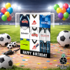 Derby County Happy Birthday Greeting Card Retro Shirt Montage Classic Kits