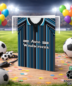 Alternative view of Derby County Away Shirt 1993 Greeting Card Classic Kits Name & Number