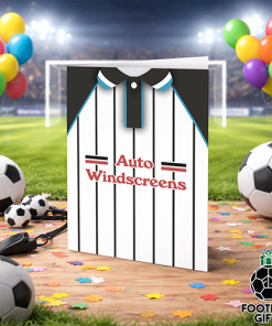 Alternative view of Derby County Home Shirt 1994 Greeting Card Classic Kits Name & Number