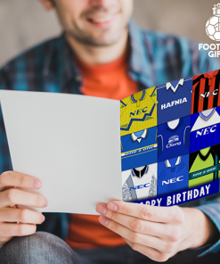 Alternative view of Everton Happy Birthday Greeting Card Retro Shirt Montage Classic Kits