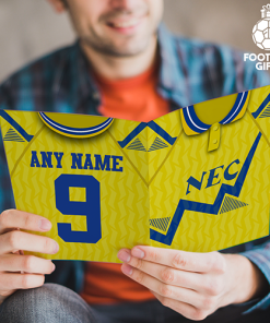 Everton Away Shirt 1991 Greeting Card Classic Kits Name & Number