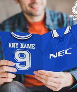 Everton Home Shirt 1994 Greeting Card Classic Kits Name & Number