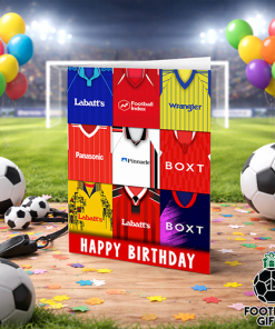 Forest Happy Birthday Greeting Card Retro Shirt Montage Classic Kits