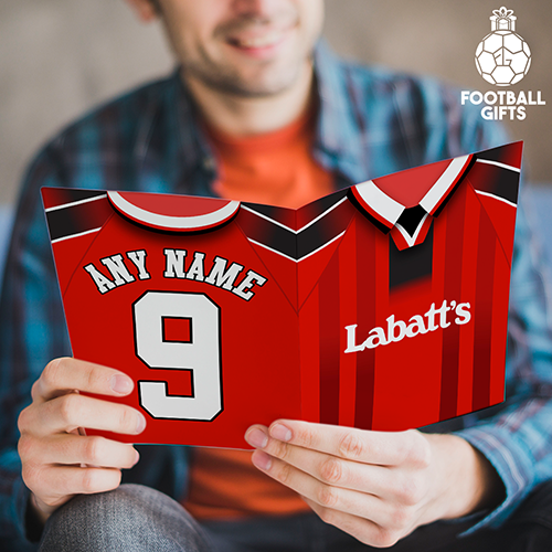 Forest Home Shirt 1997 Greeting Card Classic Kits Name & Number