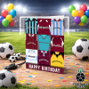 Hearts Happy Birthday Greeting Card Retro Shirt Montage Classic Kits
