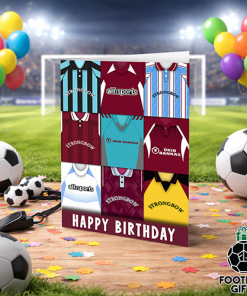 Hearts Happy Birthday Greeting Card Retro Shirt Montage Classic Kits