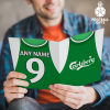 Hibernian Home Shirt 2003 Greeting Card Classic Kits Name & Number