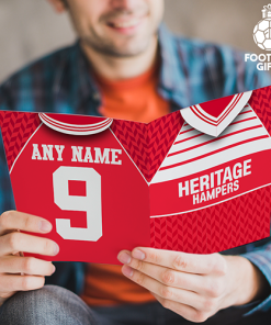 Middlesbrough Home Shirt 1988 Greeting Card Classic Kits Name & Number