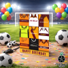 Motherwell Happy Birthday Greeting Card Retro Shirt Montage Classic Kits