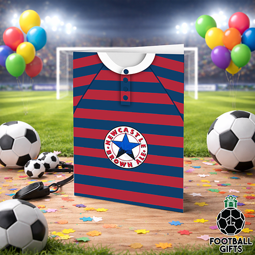 Newcastle Away Shirt 1995 Greeting Card Classic Kits Name & Number - Image 2