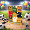 Newport County Happy Birthday Greeting Card Retro Shirt Montage Classic Kits
