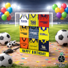 Oxford United Happy Birthday Greeting Card Retro Shirt Montage Classic Kits