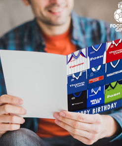 Alternative view of Peterborough Happy Birthday Greeting Card Retro Shirt Montage Classic Kits