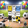 Port Vale Happy Birthday Greeting Card Retro Shirt Montage Classic Kits
