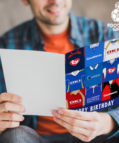 Alternative view of Portsmouth Happy Birthday Greeting Card Retro Shirt Montage Classic Kits