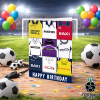 Preston Happy Birthday Greeting Card Retro Shirt Montage Classic Kits