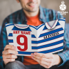 QPR Home Shirt 1984 Greeting Card Classic Kits Name & Number