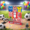 Southampton Happy Birthday Greeting Card Retro Shirt Montage Classic Kits