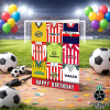 Sunderland Happy Birthday Greeting Card Retro Shirt Montage Classic Kits
