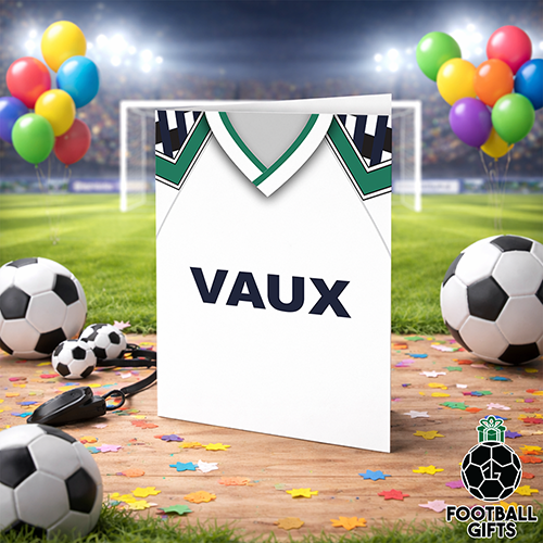 Sunderland Away Shirt 1991 Greeting Card Classic Kits Name & Number - Image 2