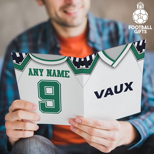 Sunderland Away Shirt 1991 Greeting Card Classic Kits Name & Number