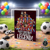 Aston Villa Legends Happy Birthday Greeting Card