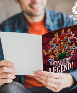 Alternative view of West Ham United Legends Happy Birthday Greeting Card