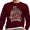 Aston Villa Club Legends Burgundy Jumper Top