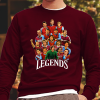 West Ham Club Legends Burgundy Jumper Top