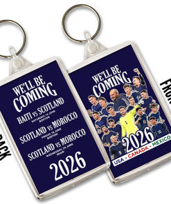 Scotland We'll Be Coming Keyring Key Chain World Cup 2026