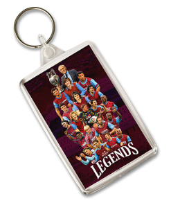 Aston Villa Club Legends Keyring Key Chain