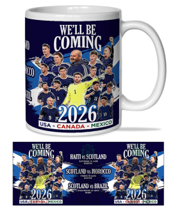 Scotland We'll Be Coming 2026 World Cup Mug Cup