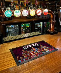Alternative view of Aston Villa Club Legends Bar Runner Mat