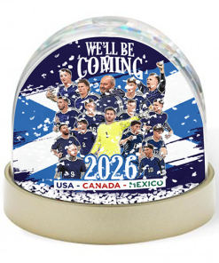 Scotland We'll Be Coming Snow Globe World Cup 2026