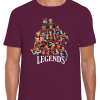 Aston Villa Club Legends Burgundy T-Shirt Tee