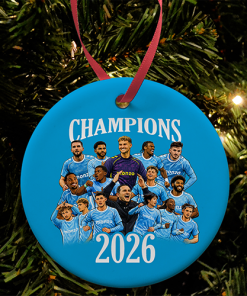 Coventry City Champions 2026 Christmas Tree Decoration Bauble