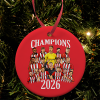 Lincoln City Champions 2026 Christmas Tree Decoration Bauble