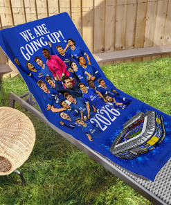 Cardiff City Promoted 2026 Football Beach Towel