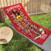 Lincoln City Champions 2026 Football Beach Towel