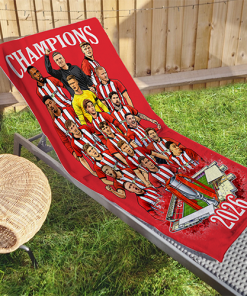 Lincoln City Champions 2026 Football Beach Towel