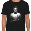 David Beckham Black T-Shirt B&W World Cup Legends T-Shirt