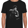 George Best Black T-Shirt B&W World Cup Legends T-Shirt