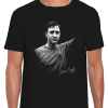 Johan Cruyff Black T-Shirt B&W World Cup Legends T-Shirt